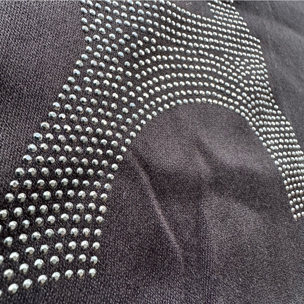 KARL LAGERFELD PARIS Women's Sparkle Eiffel Tower Black Scarf Wrap - Picture 6 of 11
